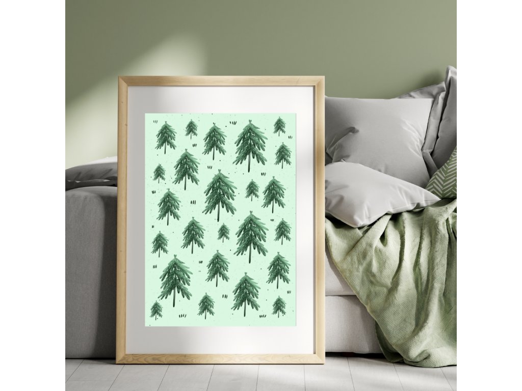 Grey Minimalist Art Wall Frame Mockup Instagram Post (6)