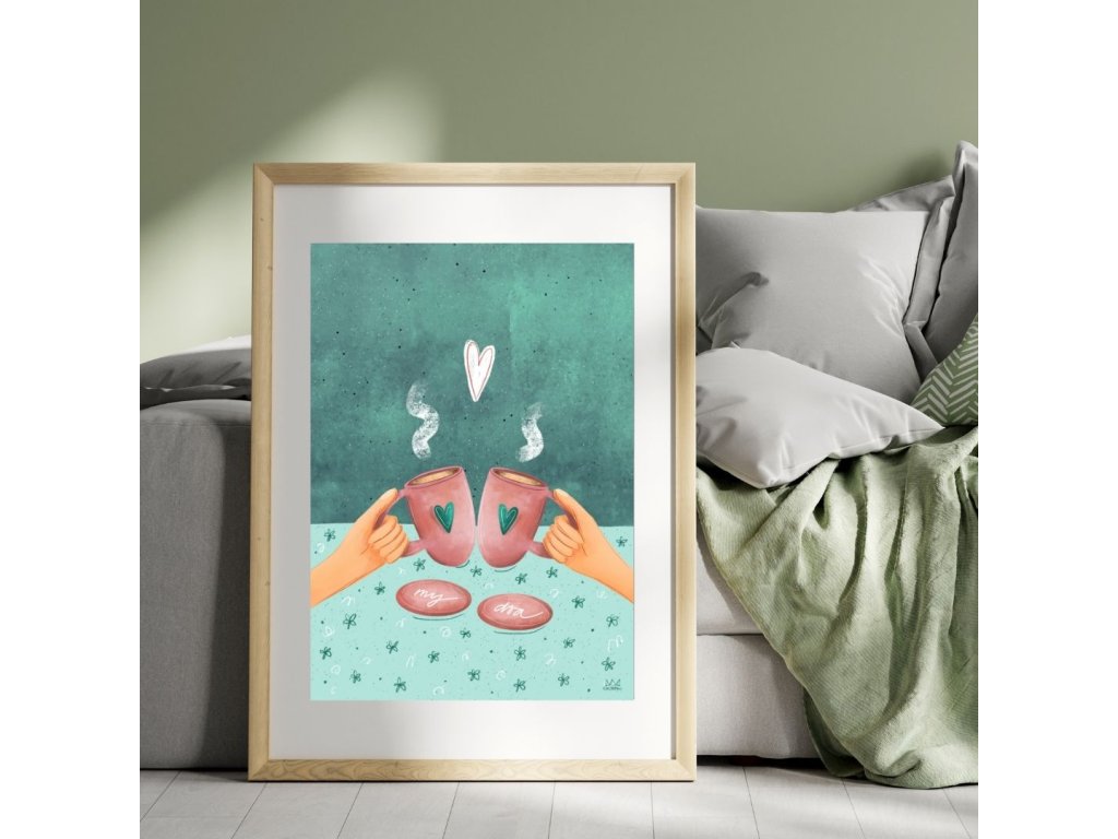 Grey Minimalist Art Wall Frame Mockup Instagram Post (4)