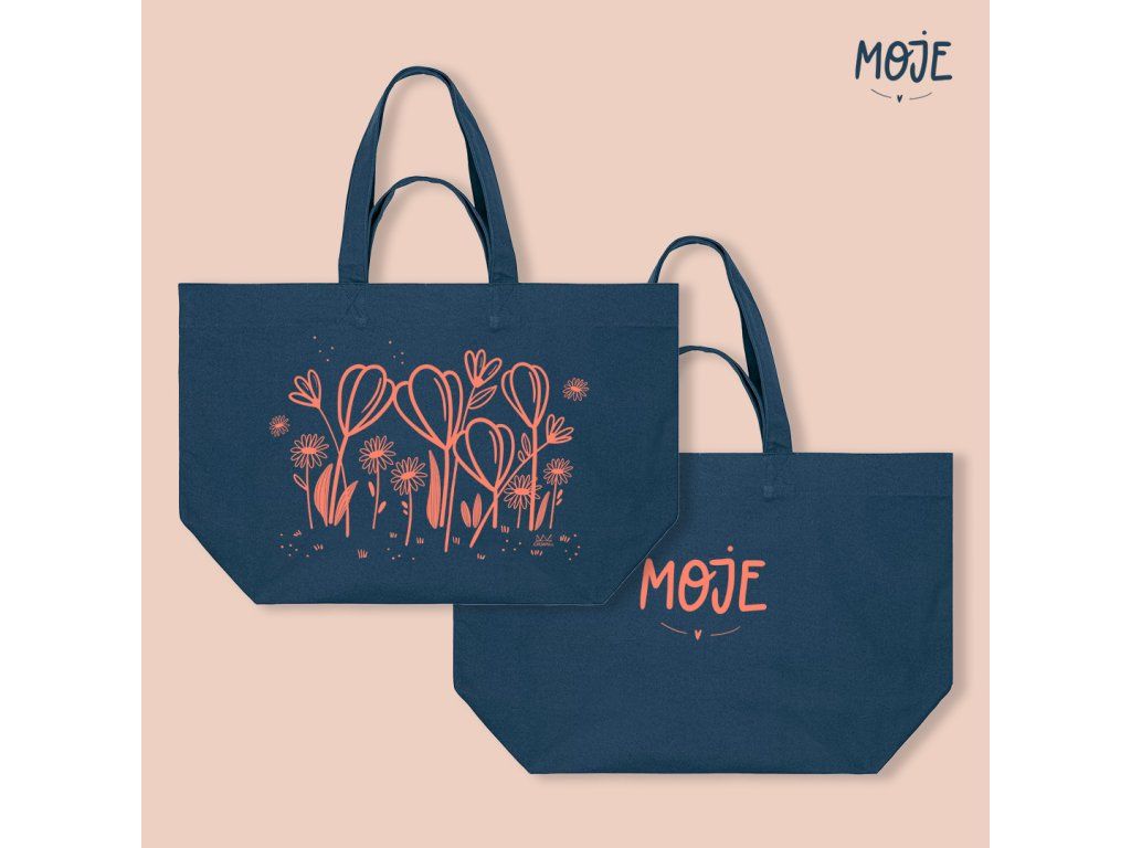 produkt taška XL tulip modrá