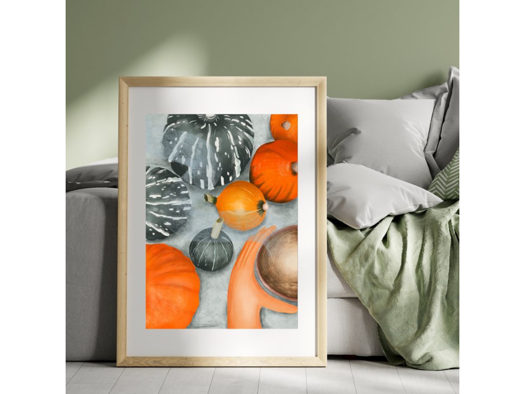 Grey Minimalist Art Wall Frame Mockup Instagram Post (3)