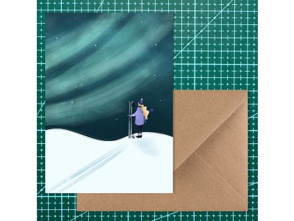 produkt pohlednice poární záře