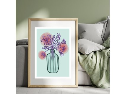 Grey Minimalist Art Wall Frame Mockup Instagram Post (9)