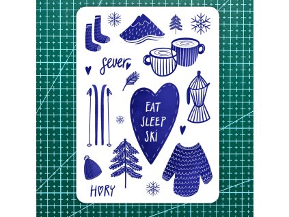 samolepkový arch sever