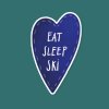 produkt nálepka srdce eat sleep ski