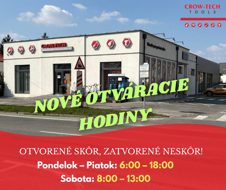 Nové otváracie hodiny