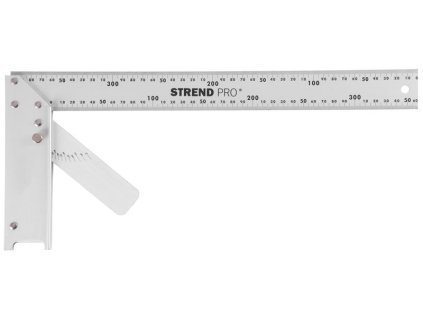 Uholník FSC-08 400 mm, Alu. s uhlomerom