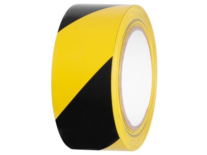 Páska Strend Pro, 50 mm, L-33 m, PVC, lepiaca, výstražná, žltá/čierna