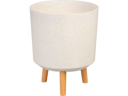 Kvetináč Strend Pro, farba White Weath Finish, 30x30x37 cm
