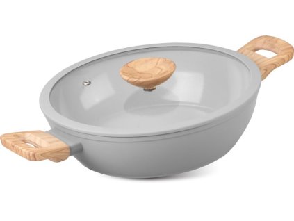 Hrniec MagicHome Harmony, plytký, so sklenenou pokrievkou, 26 cm