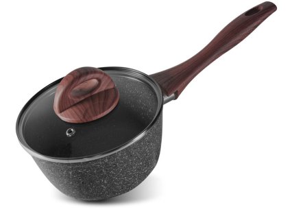Rajnica MagicHome Black Marble Line, so sklenenou pokrievkou, 16 cm