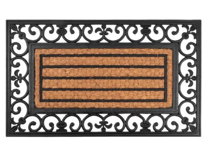 Rohožka MagicHome RBP 156, pred dvere, Ornament, 45x75 cm, guma/panama