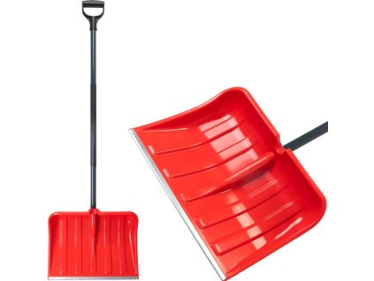 Odhrňovač Snowman M2/TM 440x335/1350 mm, lopata na sneh, odhŕňač, násada, mix farieb, DEMONTOVANÝ