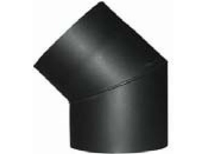 Koleno HS 045/160/2,0 mm, dymovod, dymové kominové koleno na spájanie rúr dymovodu