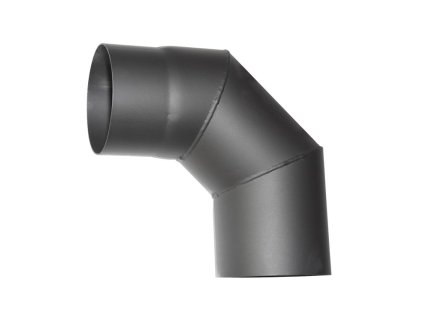Koleno HS 090/120/1,5 mm, dymovod, dymové kominové koleno na spájanie rúr dymovodu