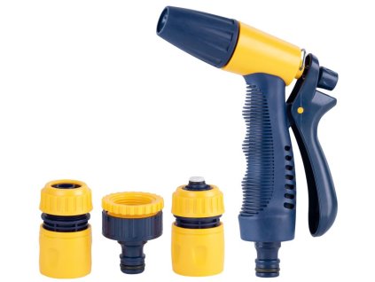 Sada zavlažovacia Strend Pro Garden TS4027, záhradná, na hadicu, 1x pištoľ, 2x spojka, 1x adaptér, 2 vzory