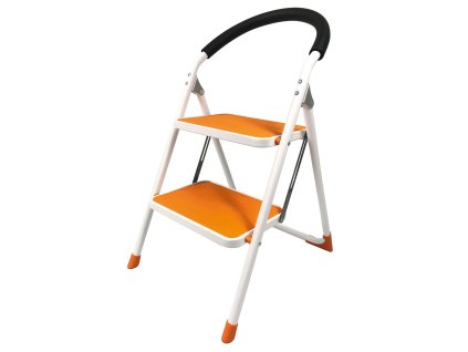 Schodíky Strend Pro WRH2061, 2 stupienkové, nosn. 150 kg, oranžové