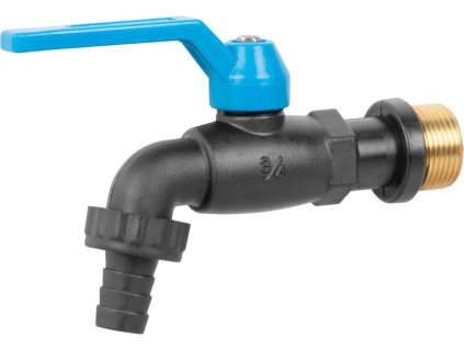 Ventil Strend Pro, záhradný, čierny, G3/4", nylon