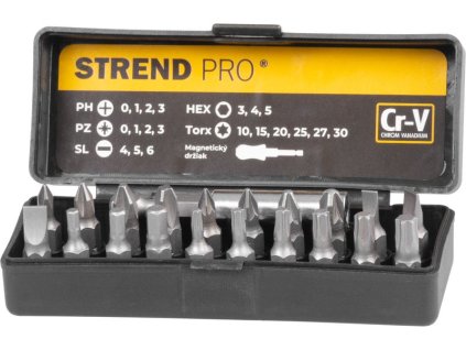 Sada bitov Strend Pro EVE-12054 • 21 dielna, L-25 mm + držiak bitov