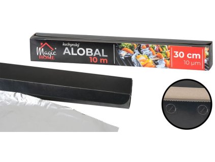 Alobal MagicHome 30 cm, L-10 m, 10 µm, hliníkový
