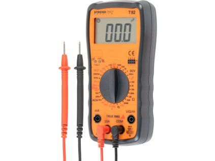 Multimeter Strend Pro Premium, digitálny, 1000A, 10A, 9V bateria