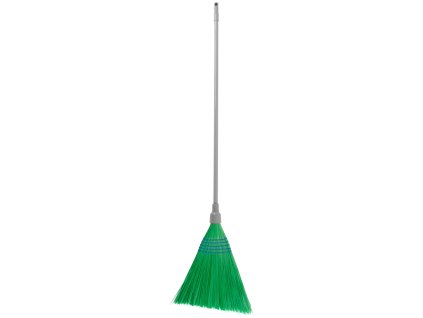 Metla Cleonix 3805G, Sorgo, zelená, kovová násada 148 cm