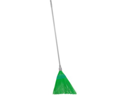 Metla Cleonix 3806G, SorgoSkew, zelená, kovová násada 153 cm, šikmá, 41x45 cm