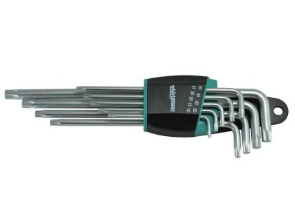 Sada kľúčov Whirlpower® 158-1109, 9 dielna, predĺžená, Torx, ExtraLong