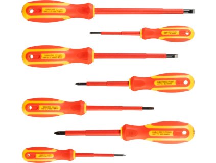 Sada skrutkovačov Strend Pro YF20719, VDE 7 dielna, ploché + Phillips, elektrikárske, 1000V