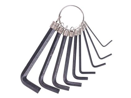 Sada kľúčov Strend Pro HK0041, 9 dielna, 1,5-10 mm, Imbus, Hex, zástrčná