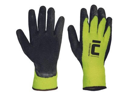 Rukavice PALAWAN Winter Yellow, zimné, zateplené, 11/XXL, nylon, Latex