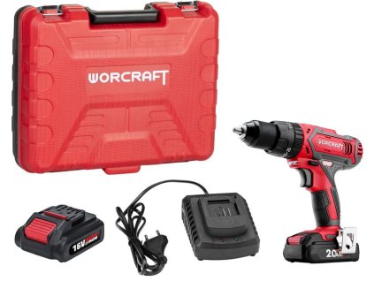 Skrutkovač Worcraft CD-20LiH, 20V, 2x Li-ion 2.0Ah, set