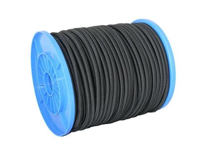 Gumolano Strend Pro R100, 8 mm, elastická čierna guma, nos. 120 kg, L-90 m
