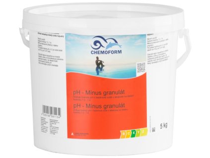 Prípravok do bazéna Chemoform 0811, pH mínus, granulát, bal. 5 kg