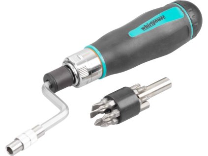 Skrutkovač Whirlpower® 96-7914, SpeedyDriver, 1/4", 12 bitov