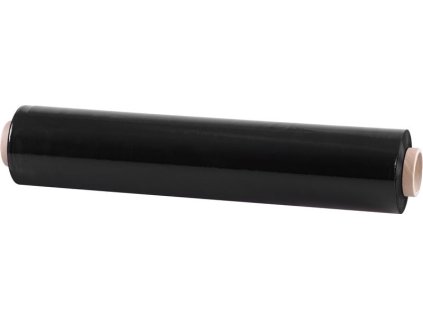 Fólia Stretch, 500 mm, 23 µm, čierna, baliaca, návin L-250 m