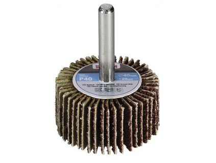 Kotúč KONNER FW402, 40x20 mm, P080, lamelový, na stopke, do vŕtačky