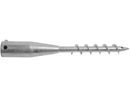Skrutka zemná GS03, Zn, 550x60x1,7 mm