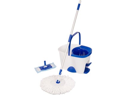 Súprava upratovacia Neco TORNADO Spin Mop, rotačný mop na podlahy + vedro 18 lit., Microfibre, PP, ABS