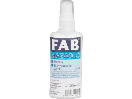 Mazadlo na zámky FAB 125 ml
