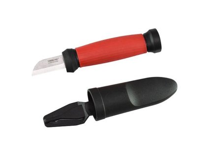 Nôž elektrikársky Strend Pro EK100, krátky, nerez, na káble