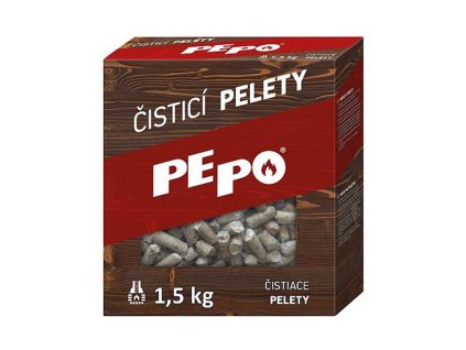 Pelety PE-PO® čistiace 1,5 kg, odstraňovač sadzí do dymovodu, kachlí, komína
