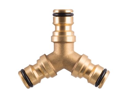 Rozbočovač GF121, typ Y, spojka 3-way, kovový, 3/4", záhradný, na hadicu