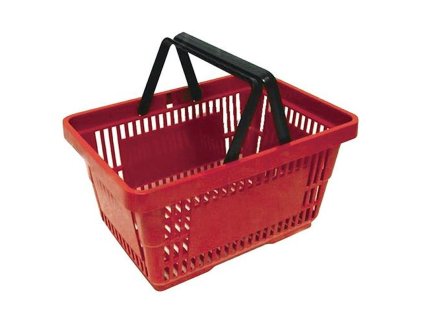 Košík Racks Shopper, 20 lit., červený, nákupný