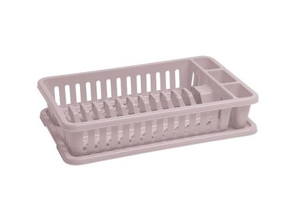 Odkvapkávač Curver® 176008, na kuchynský riad, béžový Lux, 42x26.5x8.8 cm