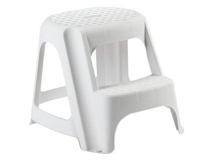Stupadlo plastové, 2 stupienkové, 40 cm, biele, nos. 150 kg