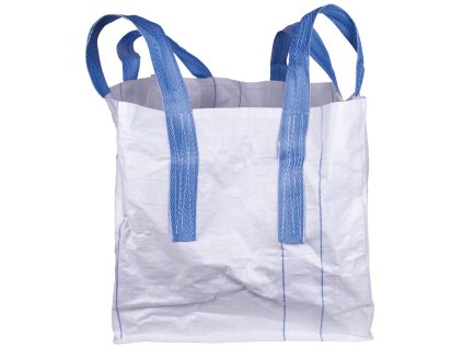 Vak BigBag TOF4, 70x70x70 cm, PP, 4 uši, biely, vrece rovné dno, max. 800 kg