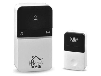 Zvonček MagicHome Intelligent8, bezdrôtový, kinetický, senzor pohybu, počet melódií 16, IP44