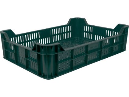 Prepravka na ovocie a zeleninu M10, 21 lit., max. 10 kg, 60x40x15 cm, perforovaná, PE