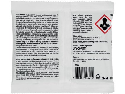 Návnada RATIMOR® Bromadiolon pellets, 120 g, na myši a potkany, granule