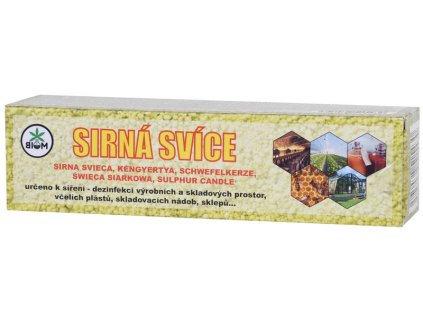 Sviečka BIOM, sírna svieca na ničenie hmyzu a dezinfekciu, 700g